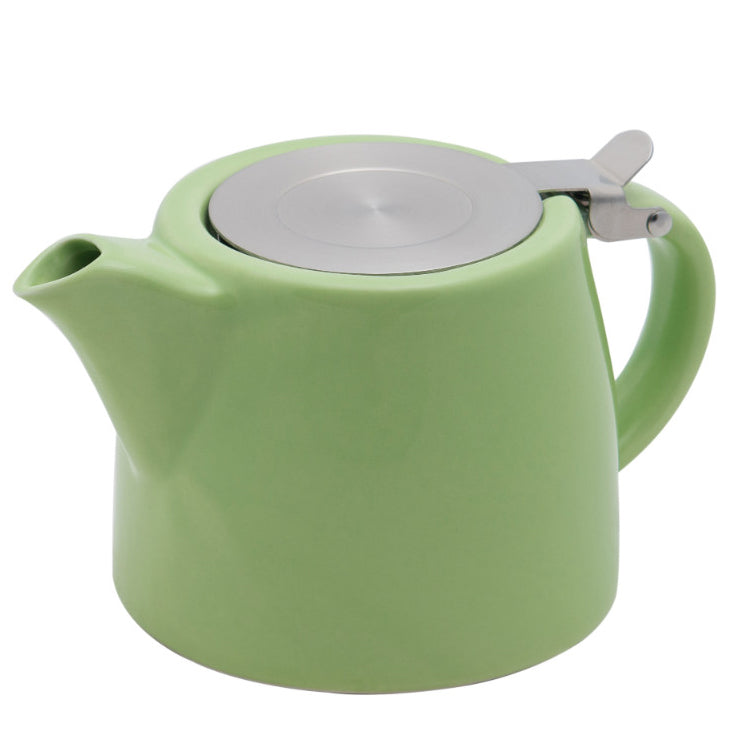 Green Ceramic Teapot with Infuser, 400ml